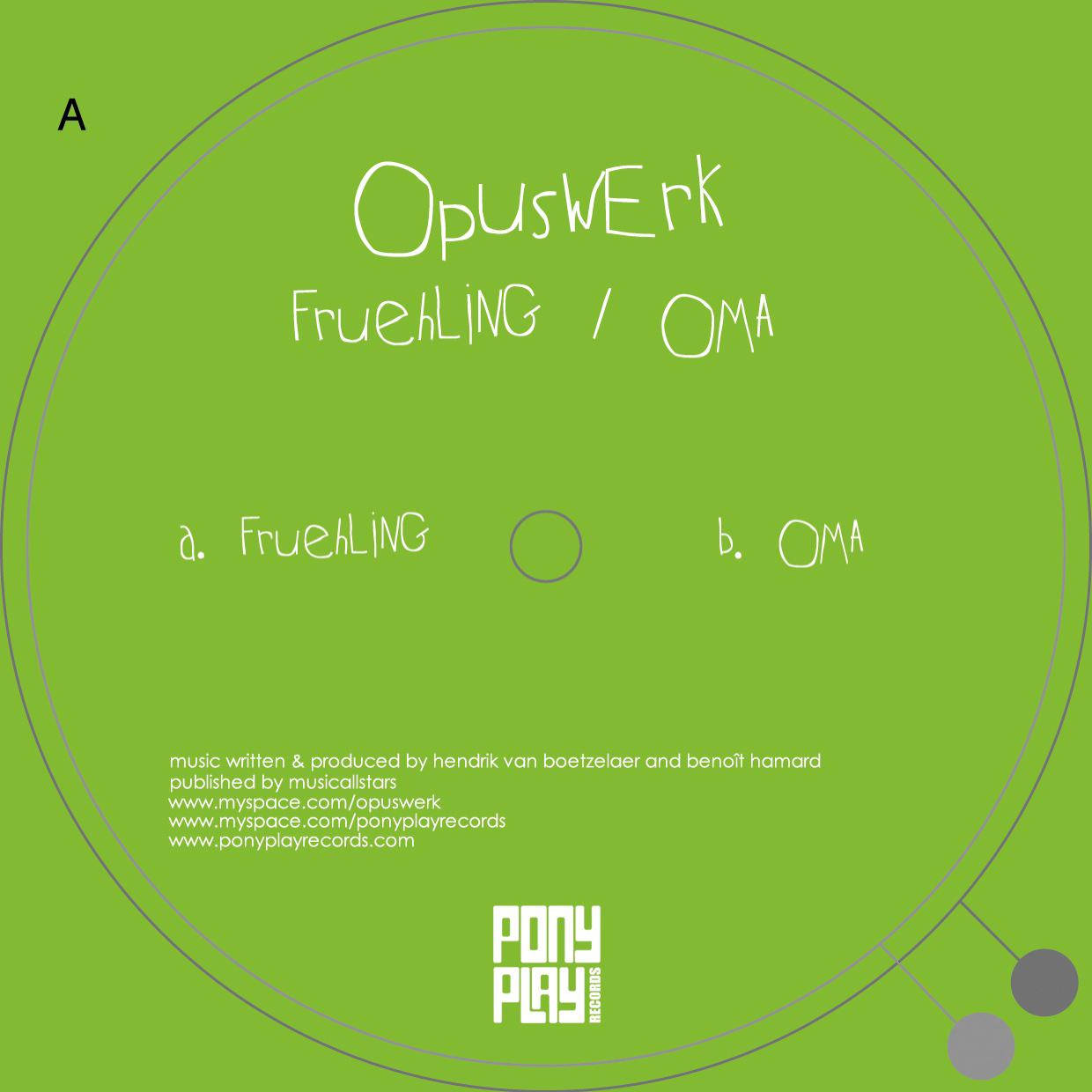 Opuswerk - Fruehling / Oma EP