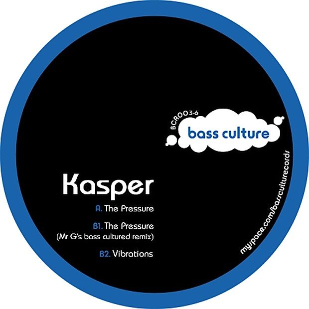 KASPER – THE PRESSURE EP [BASS CULTURE RECORDS]